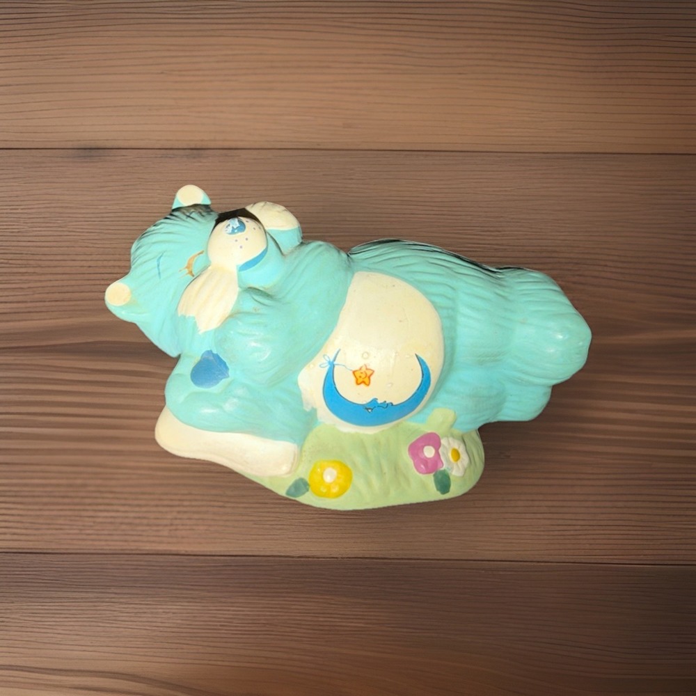 Vintage 80s Care Bears American Greetings Figurine Designers Moon Belly Bear